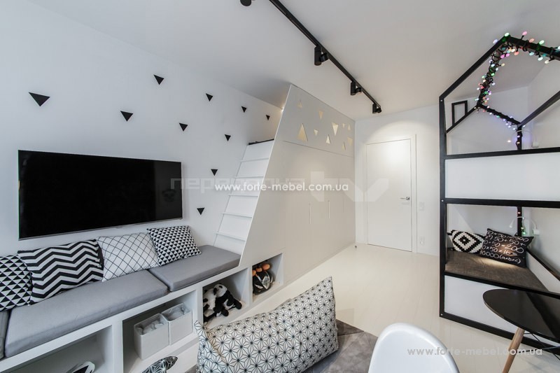 Скандинавский  стиль в  комнате для  ребенка