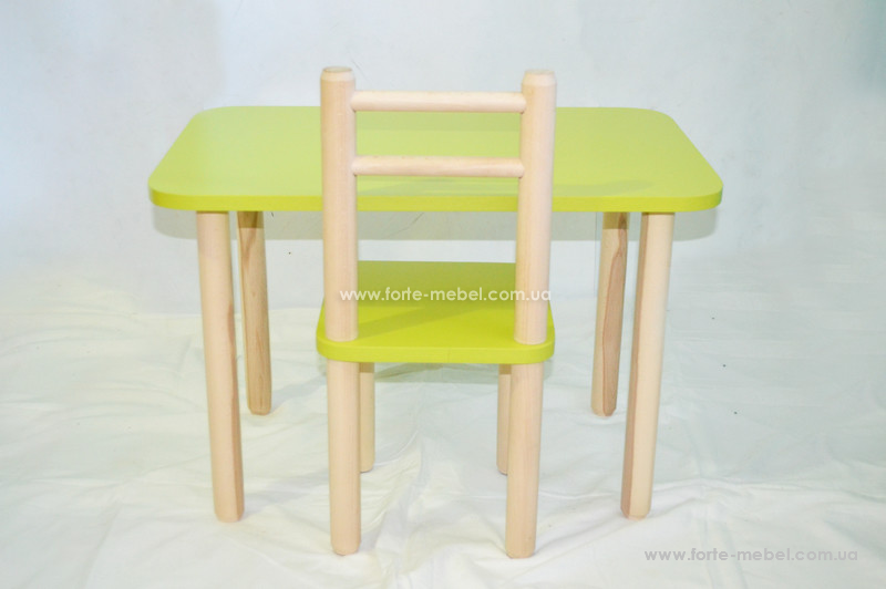 Первый столик и стульчик для ребенка 